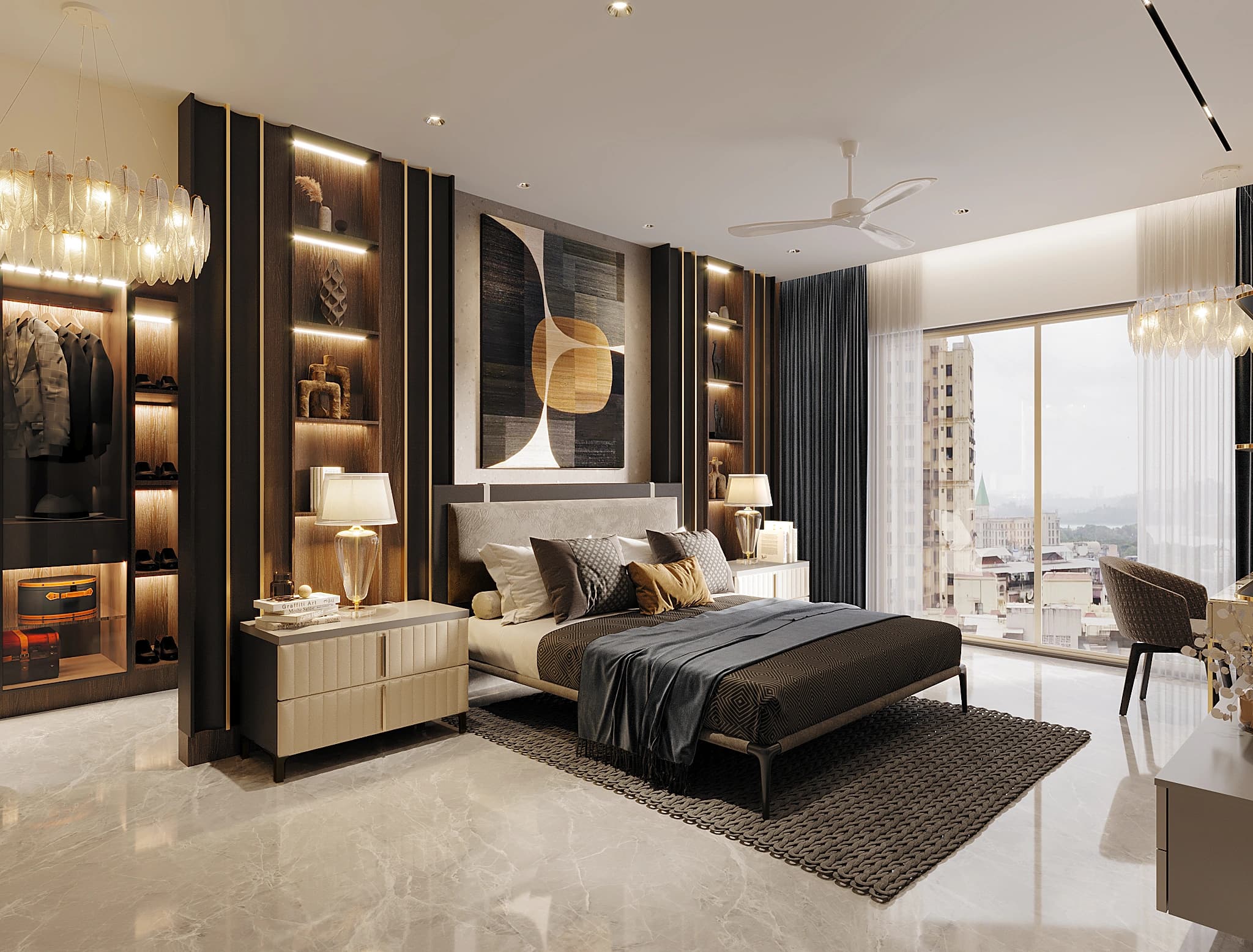 Materiality - The Lake Apartment detail